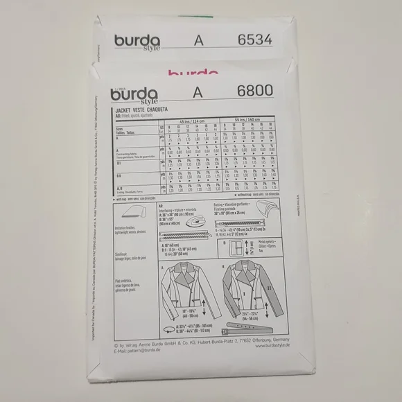 Burda Sewing Patterns - Picture 2 of 3